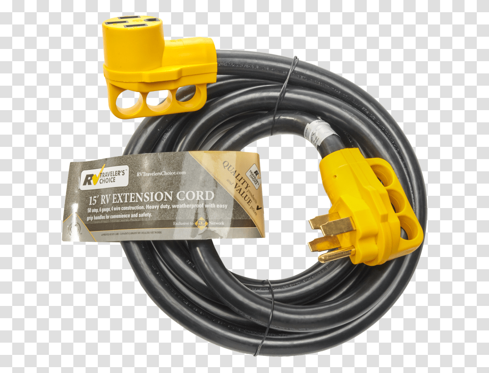Rvtc Extension Cord Serial Cable, Hose, Adapter Transparent Png