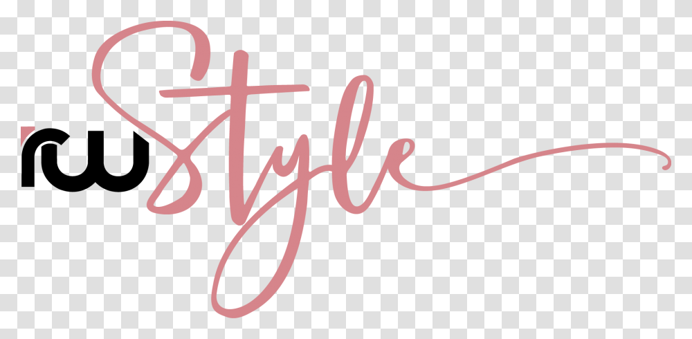 Rw Style Logo Style Logo, Handwriting, Calligraphy, Alphabet Transparent Png