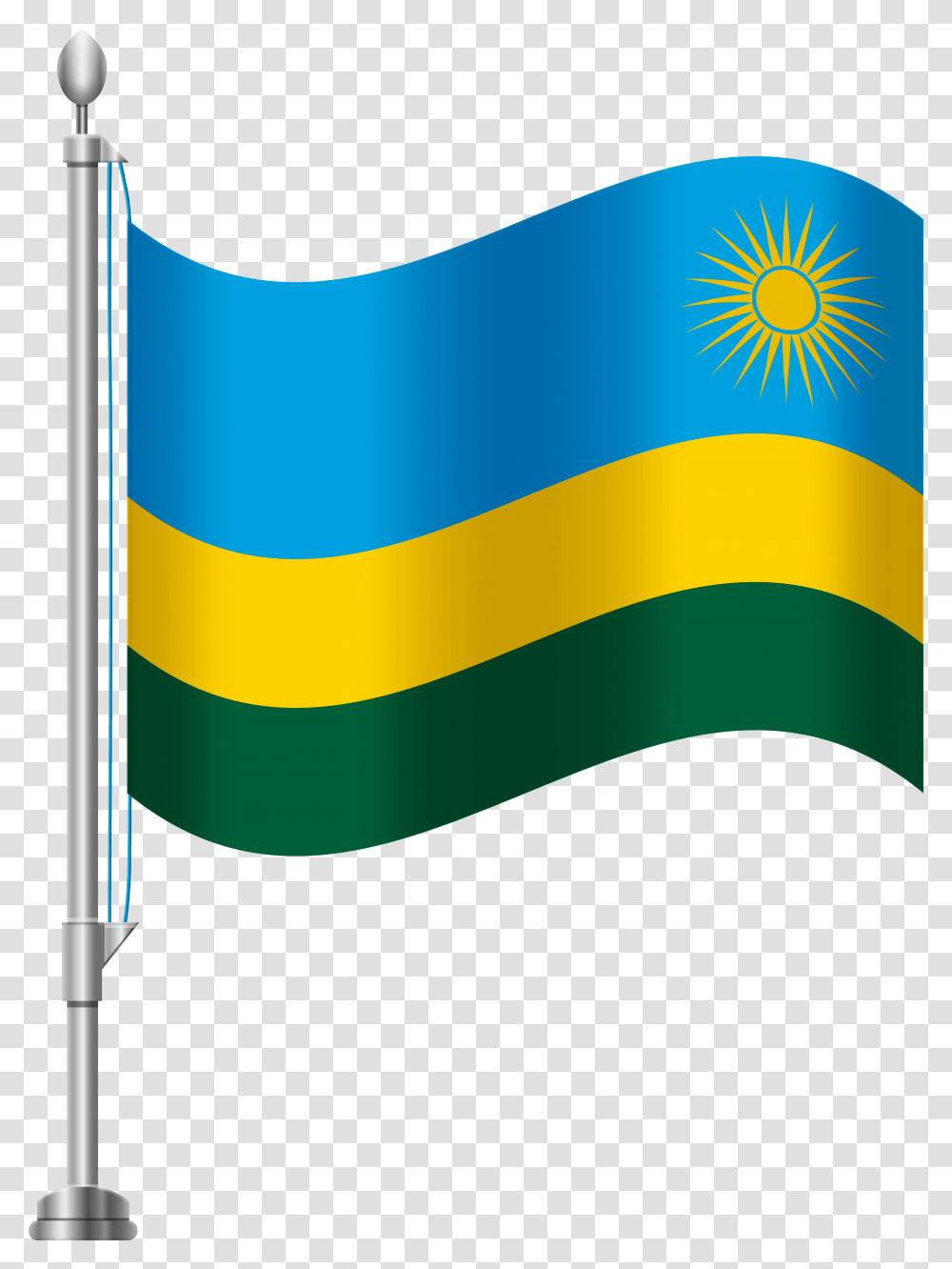 Rwanda Flag Clip Art, Word Transparent Png