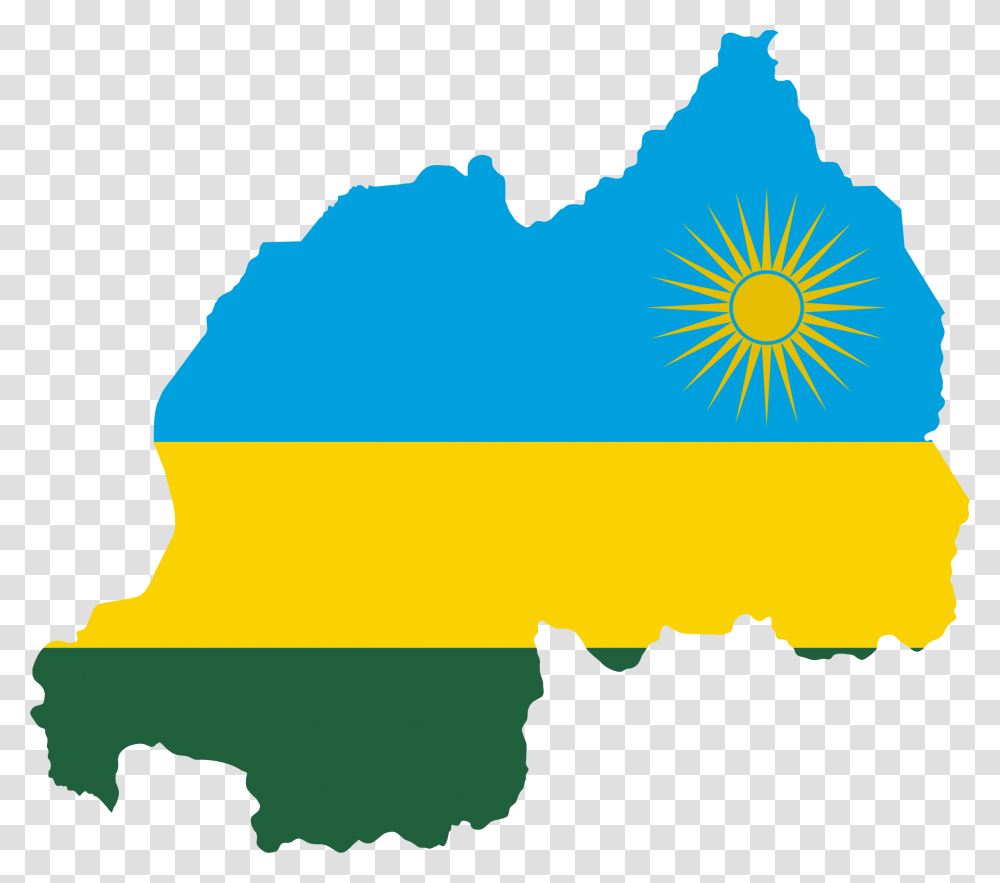 Rwanda Flag Map Clip Arts, Nature, Outdoors, Ice, Snow Transparent Png