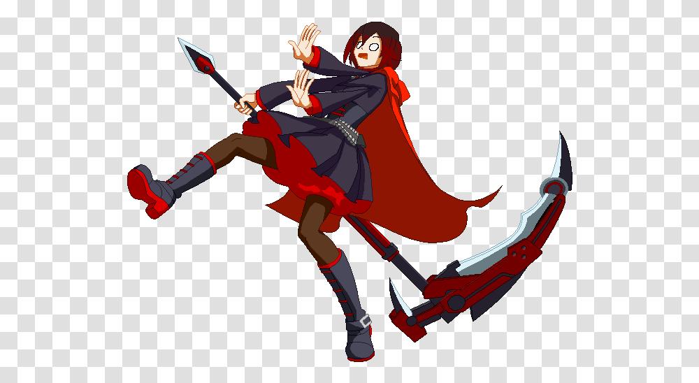 Rwby Anime Characters Fanart Ruby Rose Rwby Gif, Person, Human, Knight, Samurai Transparent Png