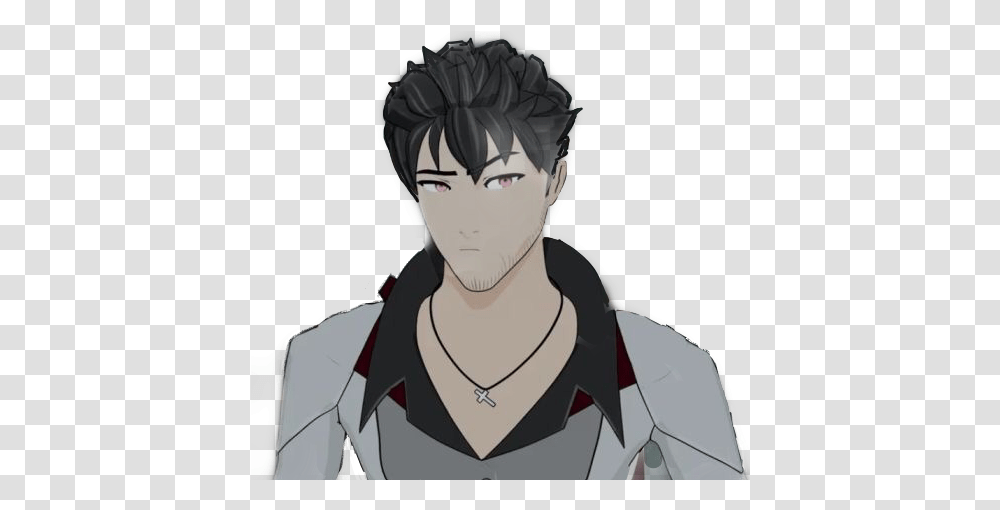 Rwby Qrow Sticker By Tifaineppngy Rwby Qrow, Person, Human, Necklace, Jewelry Transparent Png