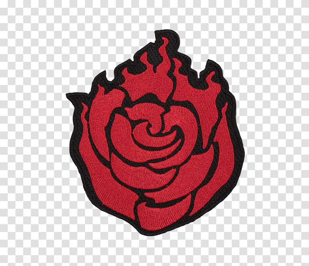 Rwby Ruby Rose Emblem Cosplay Patch Rooster Teeth Store Australia, Rug, Bag, Heart Transparent Png