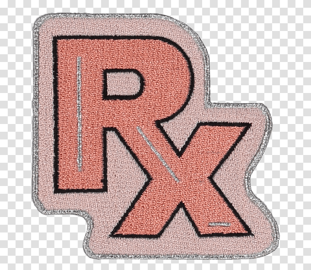 Rx Sticker Patch Medical Prescription, Rug, Alphabet Transparent Png