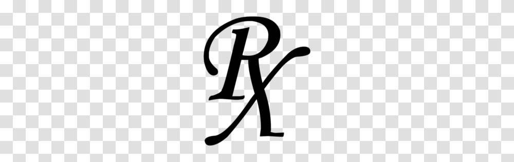 Rx Symbol Black Monotype Plain Clipart Image, Gray, World Of Warcraft Transparent Png