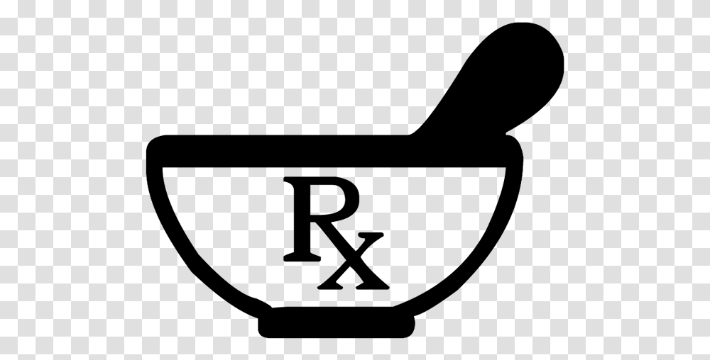 Rx Symbol Mortar Pestle Clipart Image Pharmacy Symbol Mortar And Pestle, Gray, World Of Warcraft Transparent Png