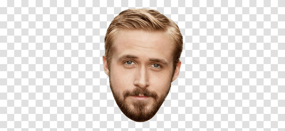 Ryan Gosling Face, Person, Human, Head, Beard Transparent Png