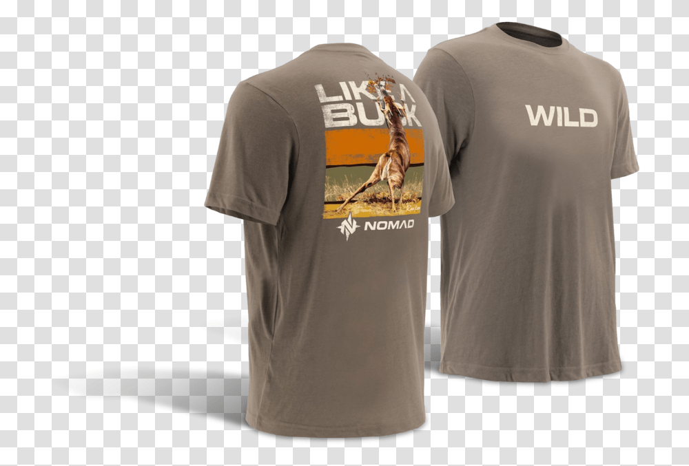 Ryan Kirby Nomad Wild Like A Buck Nomad Tees, Apparel, T-Shirt, Person Transparent Png