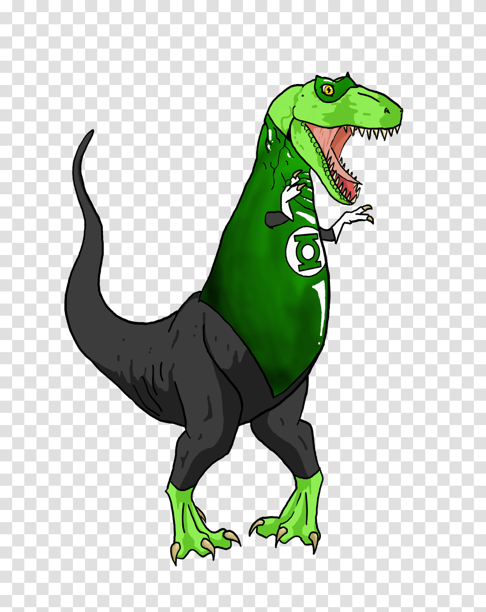 Ryan Rulz Ok On Twitter Thanks To Scott T Rex As Green Lantern, Dinosaur, Reptile, Animal, T-Rex Transparent Png