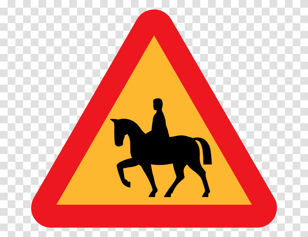 Ryanlerch Horserider Roadsign, Animals, Mammal, Road Sign Transparent Png