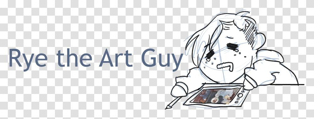 Rye The Art Guy Cartoon, Comics, Book, Manga, Person Transparent Png