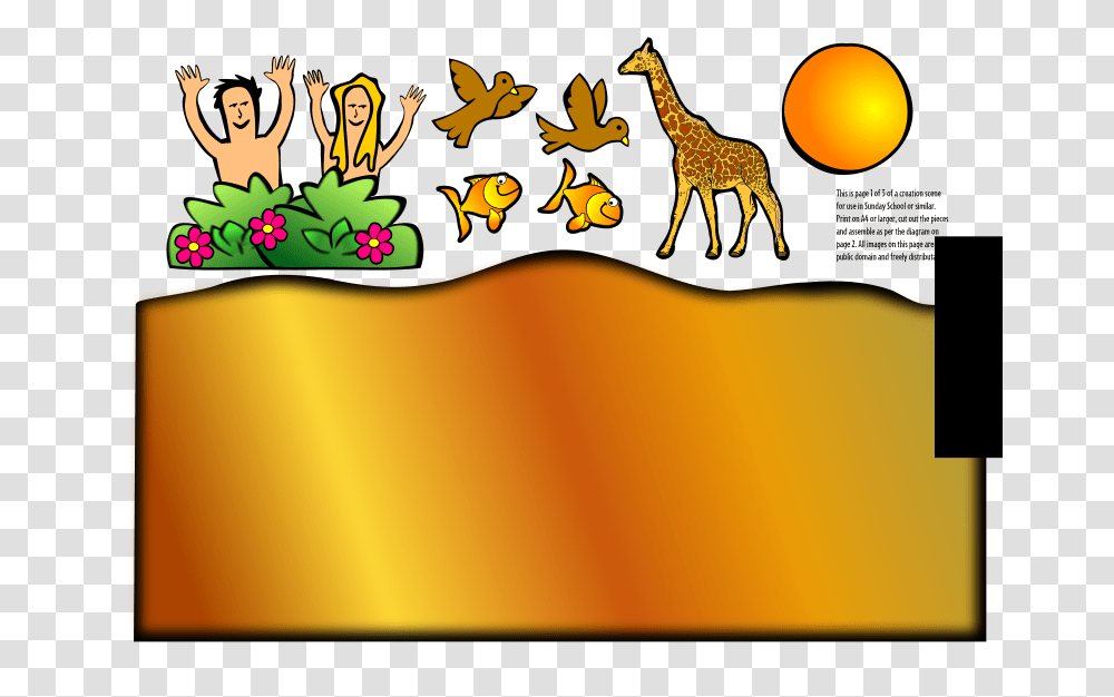 Rygle Creation Scene, Religion, Giraffe Transparent Png