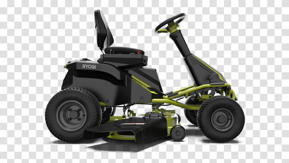 Ryobi Electric Riding Lawn Mower Riding Lawn Mower Design, Tool, Wheel Transparent Png
