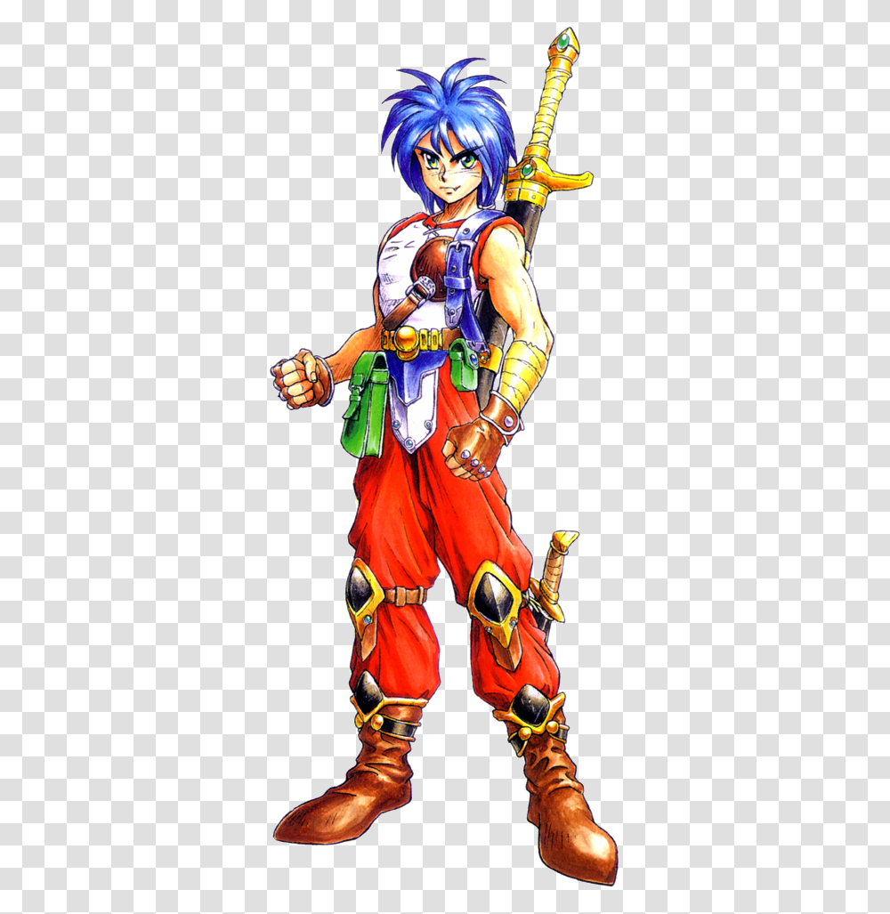 Ryu Breath Of Fire, Person, Hand, Costume, Figurine Transparent Png