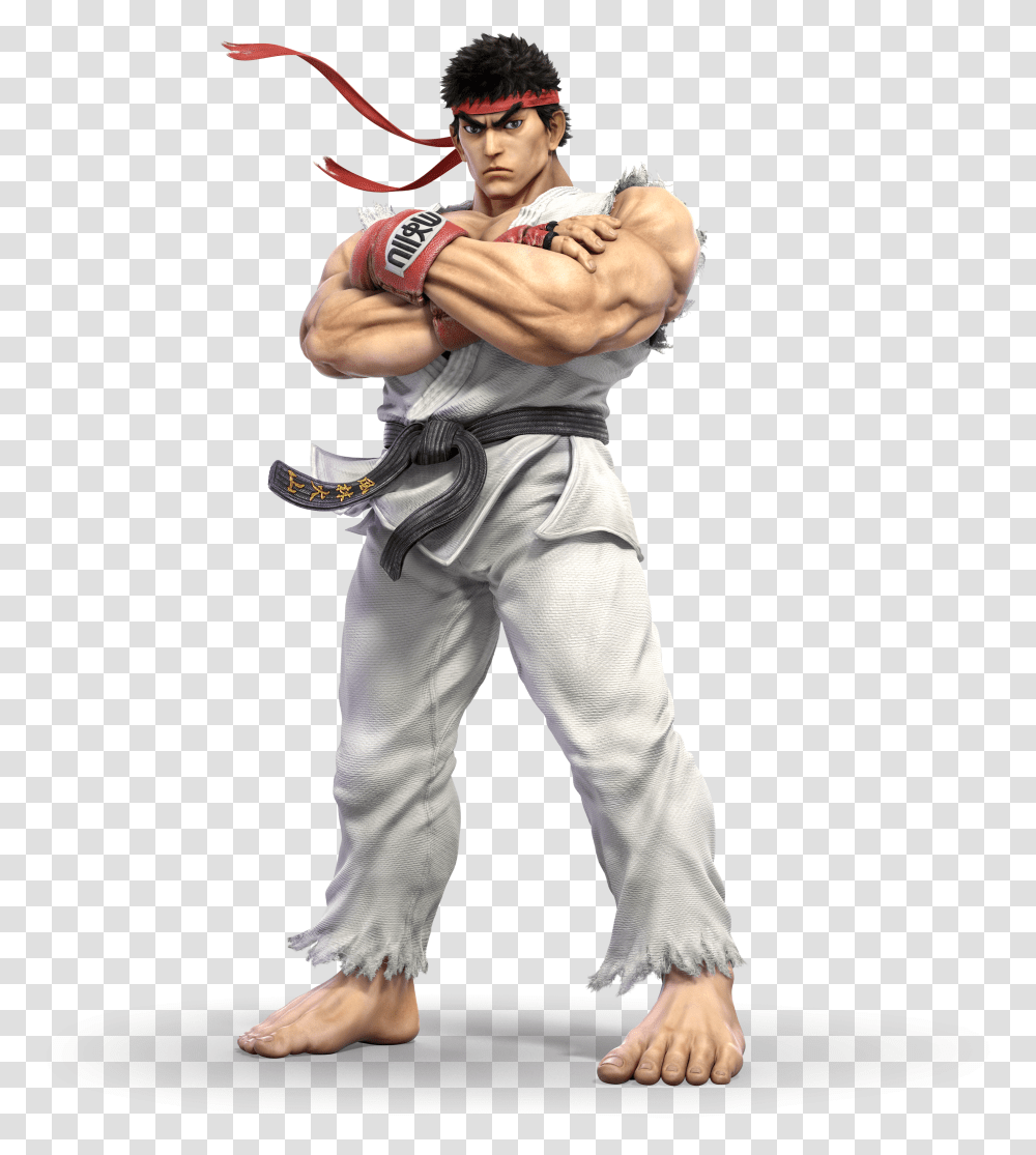 Ryu From Street Fighter Personajes De Super Smash Bros Ultimate Transparent Png