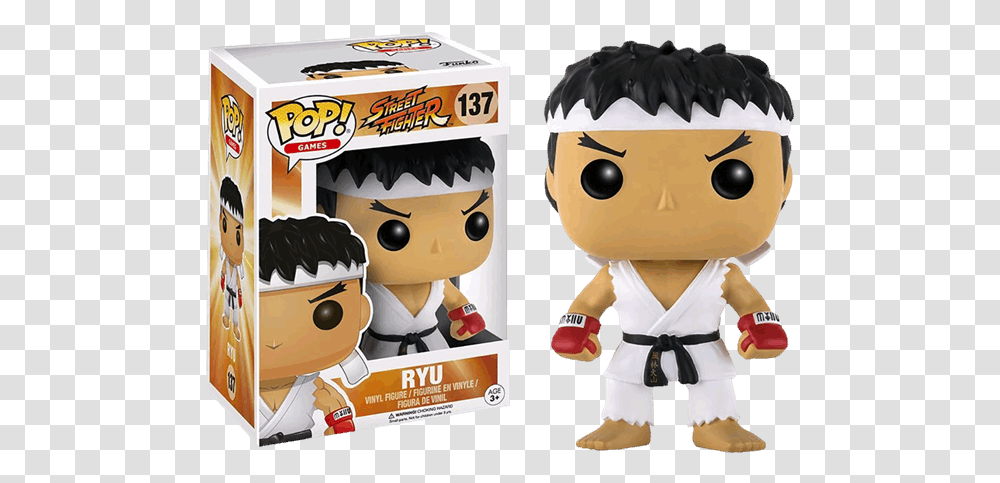 Ryu Headband Street Fighter Funko Pop, Person, Costume, Mascot, People Transparent Png