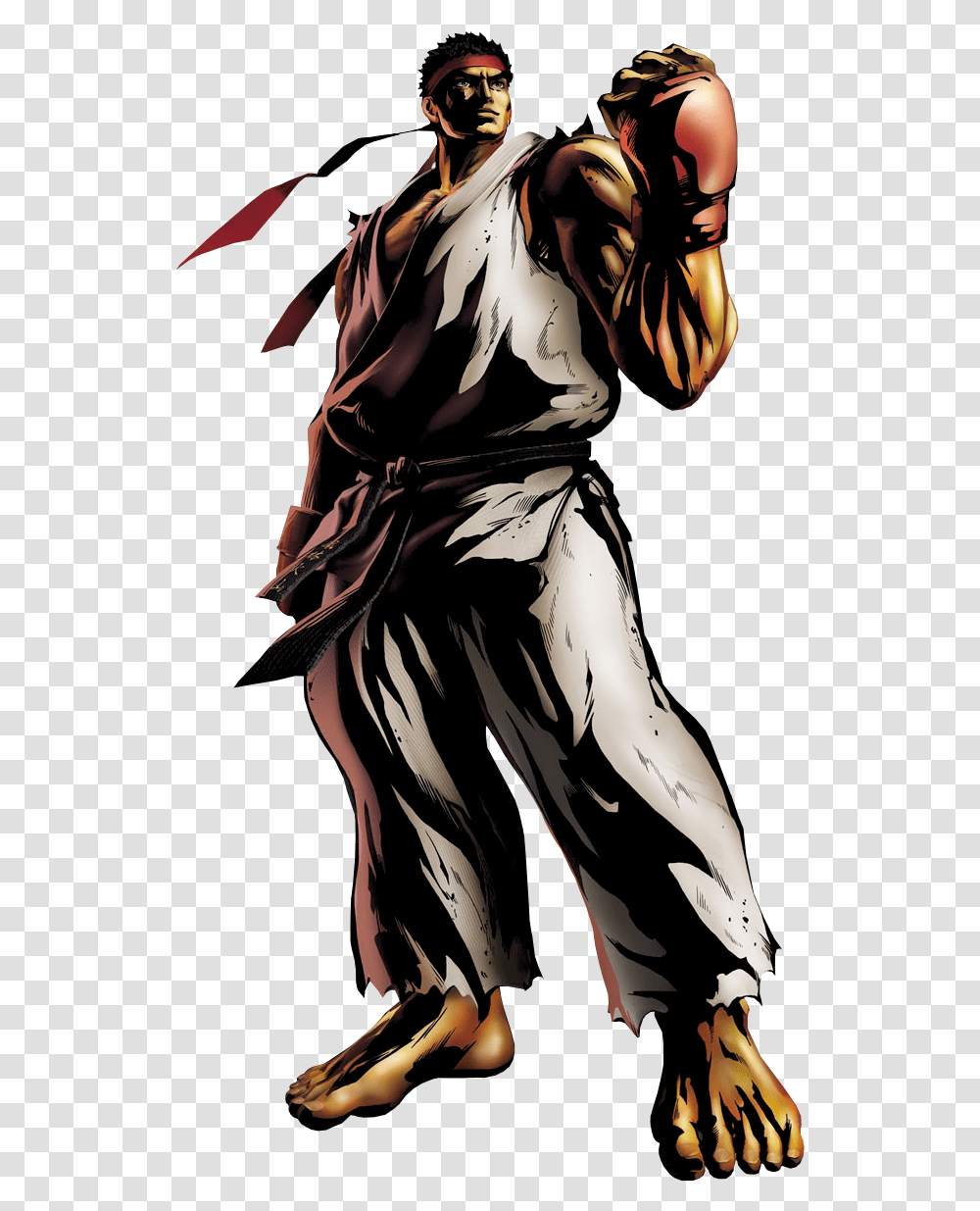 Ryu Image Marvel Vs Capcom 3 Character Art, Manga, Comics, Book, Person Transparent Png