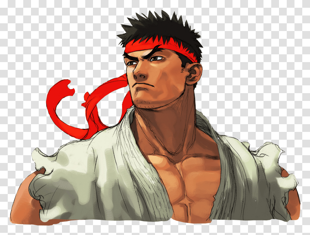 Ryu Street Fighter, Person, Human, Photography, Portrait Transparent Png