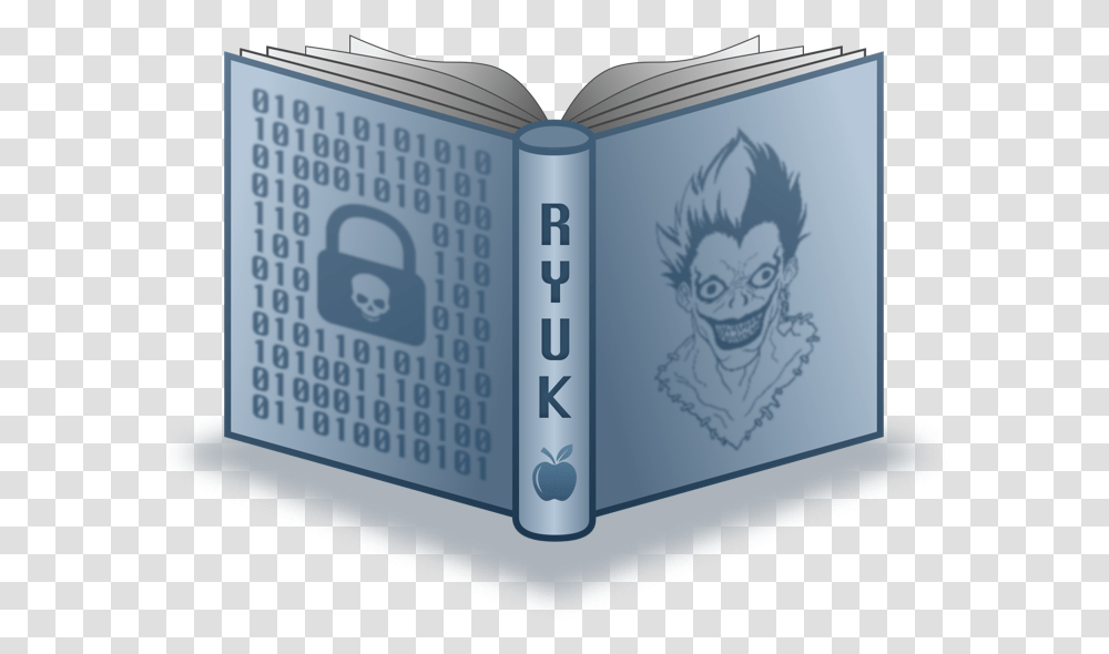 Ryuk Ransomware Malware Of The Month Illustration, Word, Book, Text Transparent Png