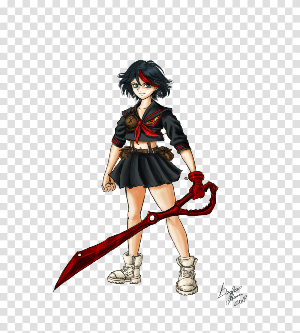 Ryuko Matoi, Costume, Person, Manga Transparent Png