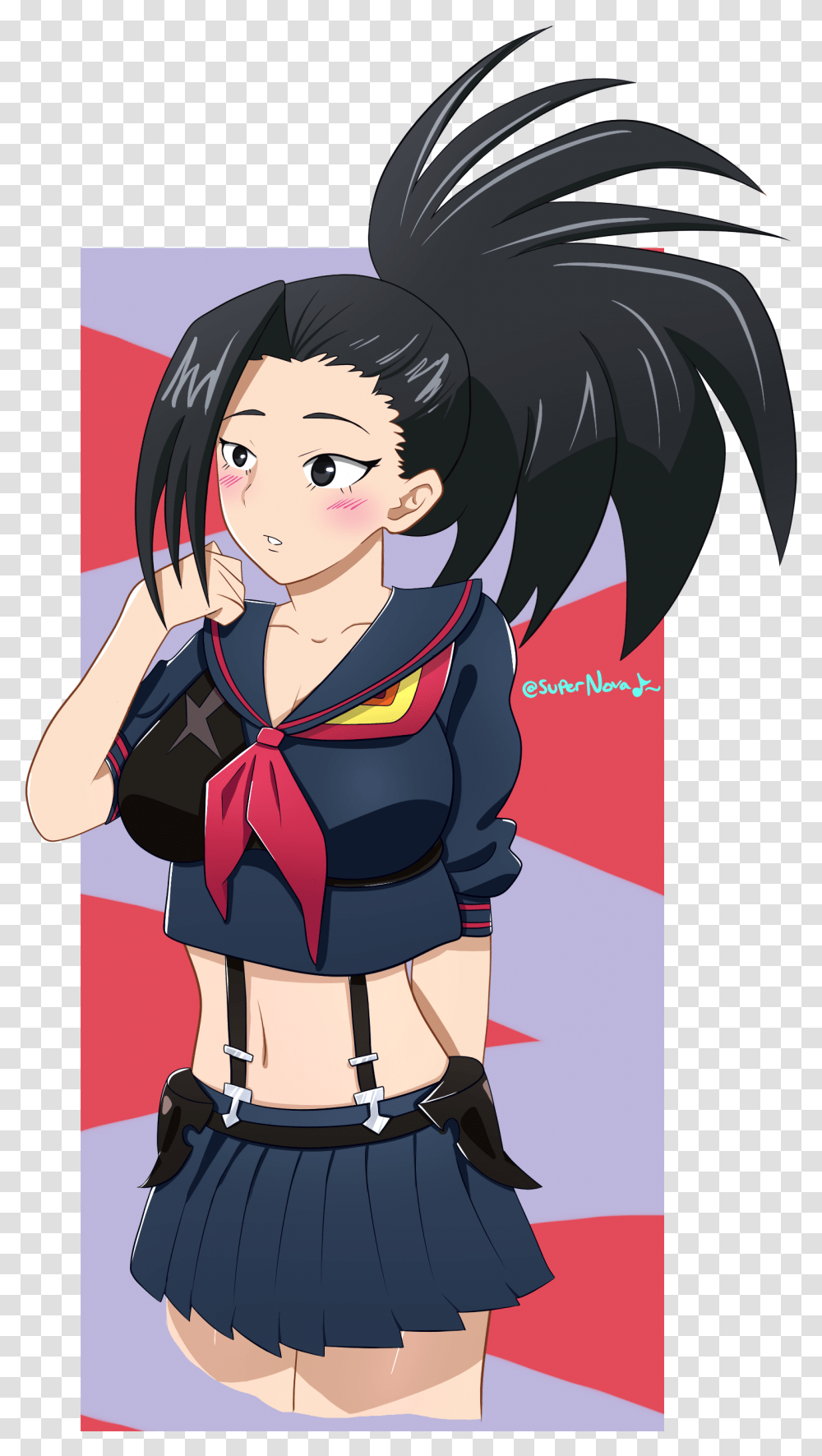 Ryuko Matoi In Uniform, Manga, Comics, Book, Person Transparent Png