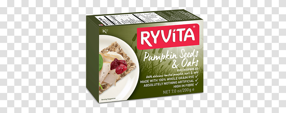 Ryvita Pumpkin Seeds And Oats Image Ryvita, Advertisement, Poster, Flyer, Paper Transparent Png