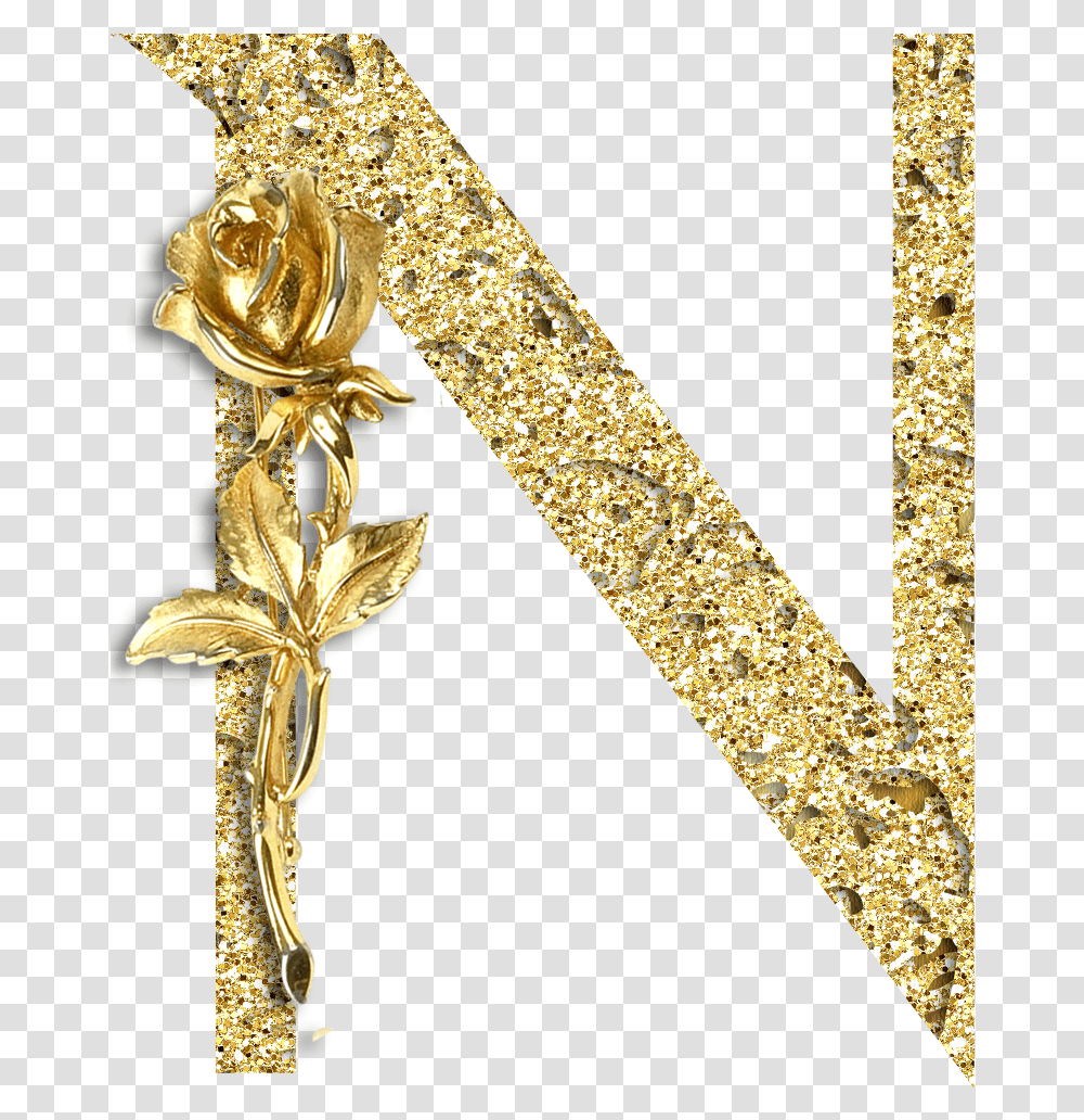 S And N Name, Gold, Sash Transparent Png