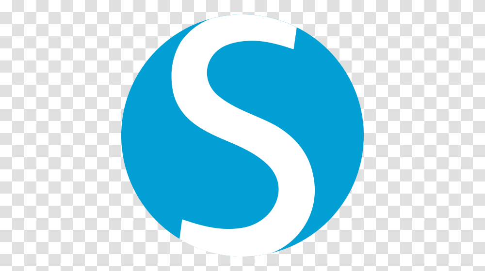 S Blue Circle S Logo, Number, Symbol, Text, Trademark Transparent Png