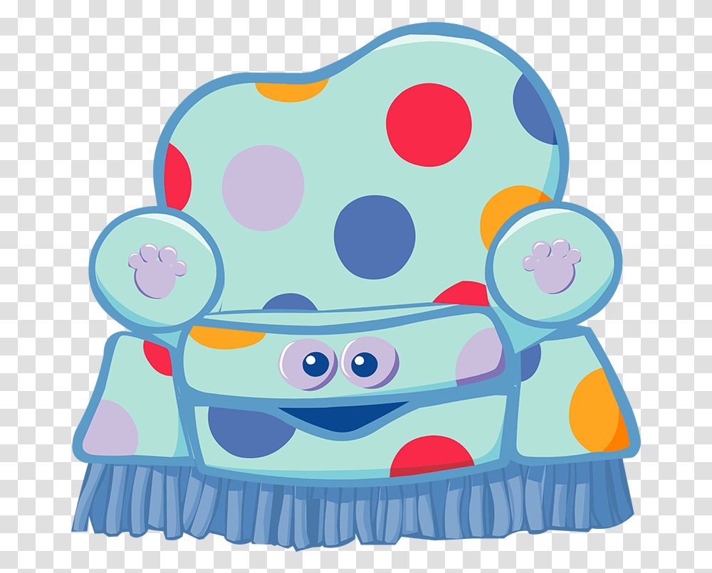 S Clues Wiki Blue's Room Silly Seat, Texture, Dress, Birthday Cake Transparent Png