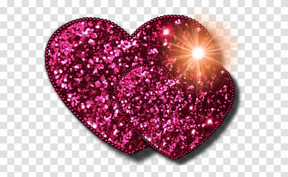 S Daymagentafashion Accessory Heart Images With Glitter, Light, Rug, Purple Transparent Png