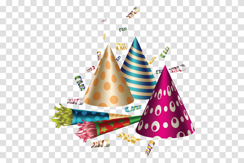 S Dnem Rozhdeniya Klipart Clipart Confetti Party Hat, Apparel Transparent Png