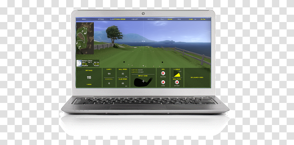 S Golf Swing Analyzer S Patented Technology Netbook, Pc, Computer, Electronics, Laptop Transparent Png
