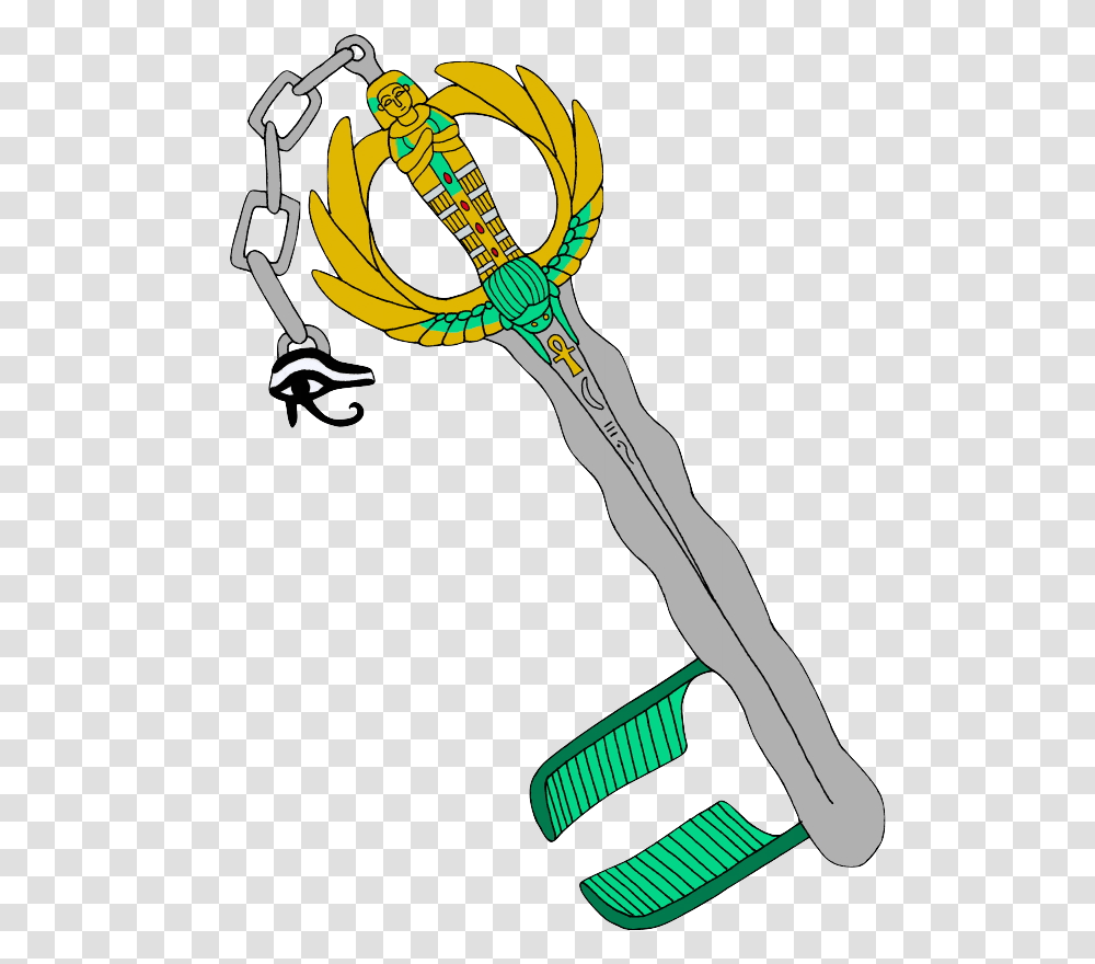 S Keyblade Keyblade Egypt, Weapon, Weaponry, Spear, Trident Transparent Png