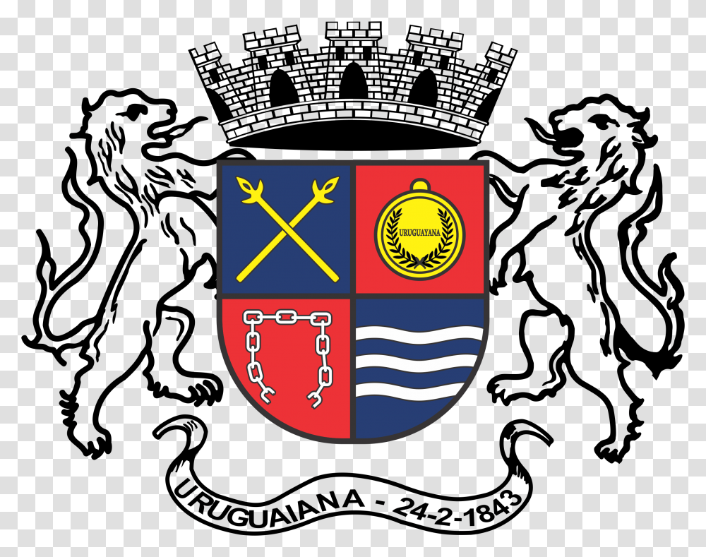 S Mbolos Municipais Camara Braso Uruguaiana, Armor, Emblem, Logo Transparent Png