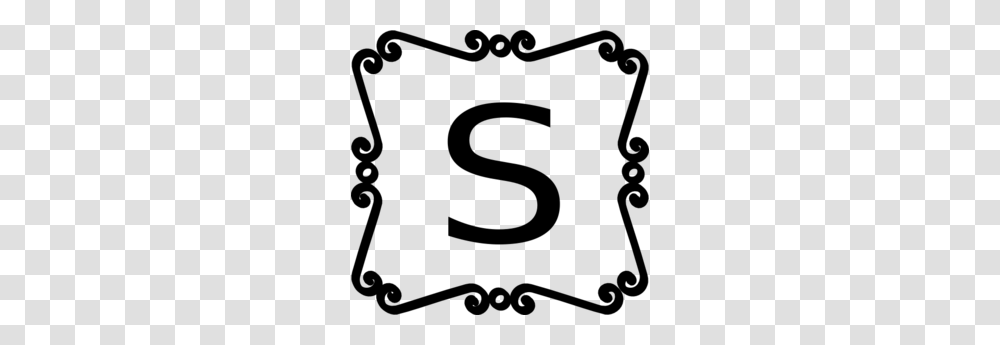 S Scroll Border Clip Art, Gray, World Of Warcraft Transparent Png