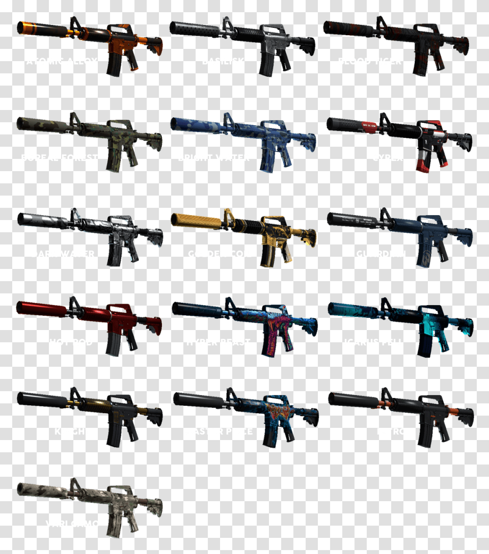 S Skin M4a1 S Skins, Weapon, Weaponry, Gun Transparent Png