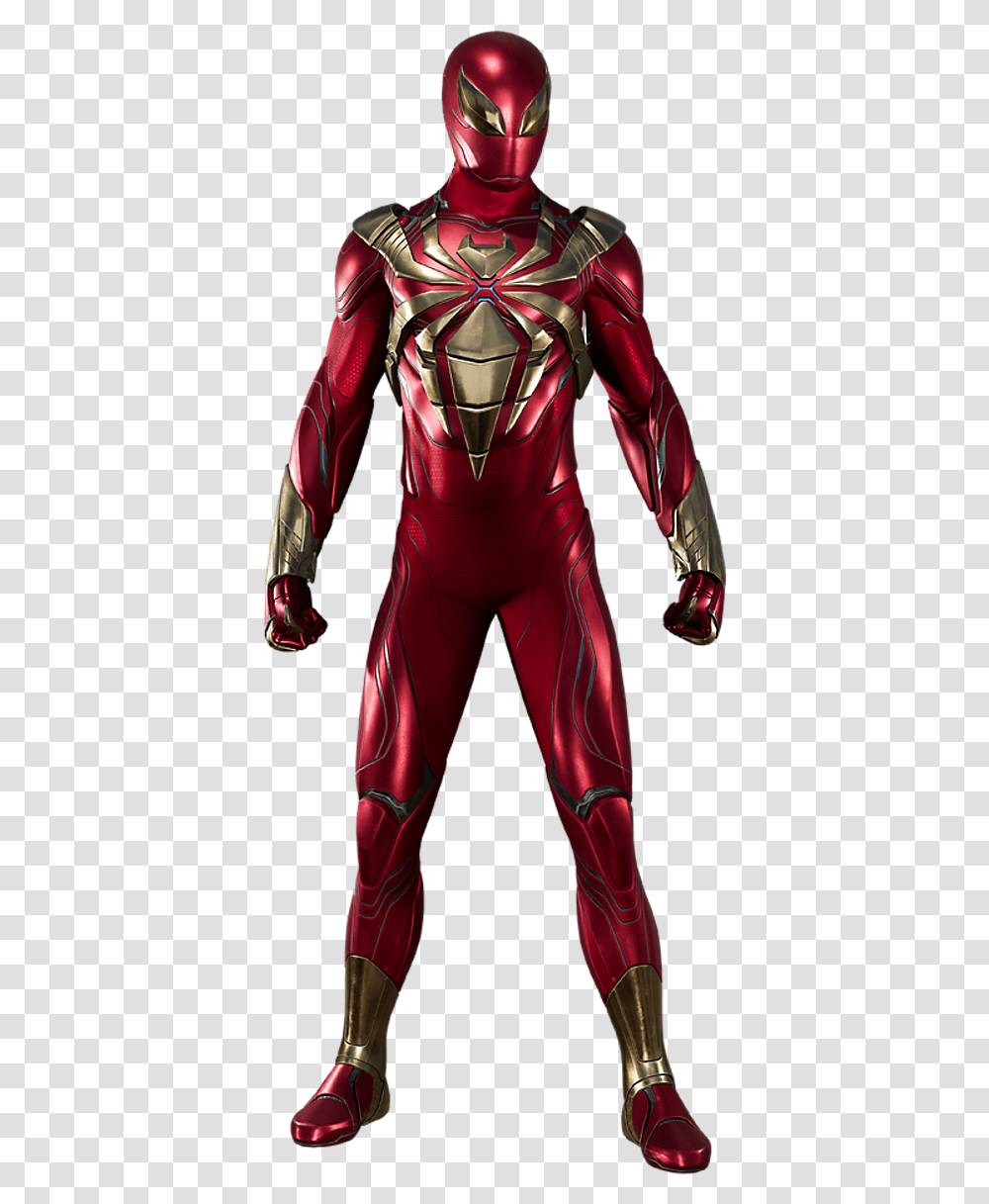 S Spider Man Wiki Spider Man Ps4 Iron Spider Suit Dlc, Person, Human, Spandex, Costume Transparent Png