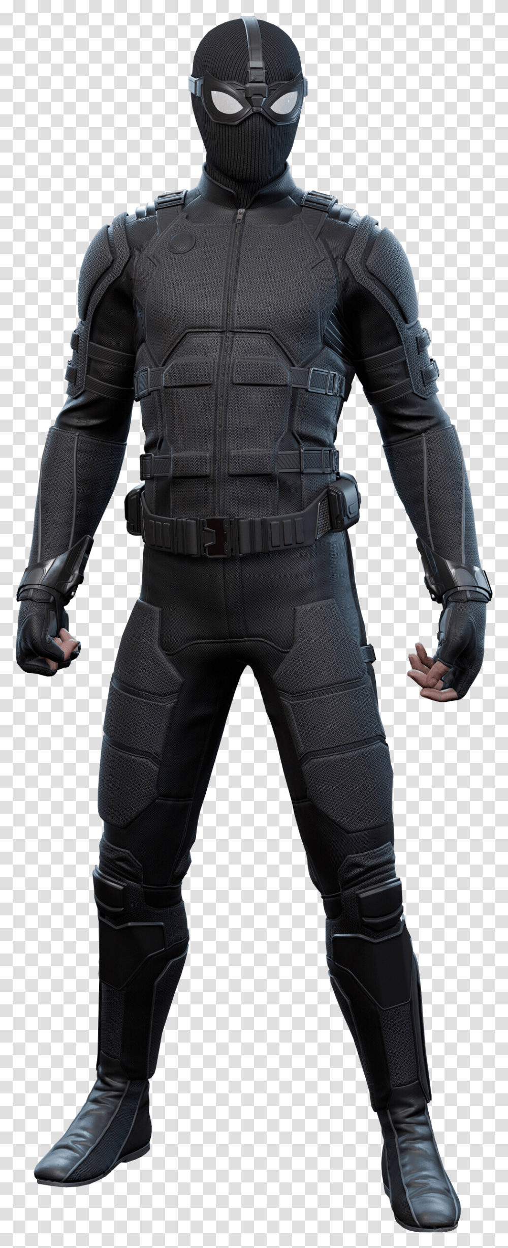 S Spider Man Wiki Spider Man Ps4 Stealth Suit, Person, Ninja, People Transparent Png