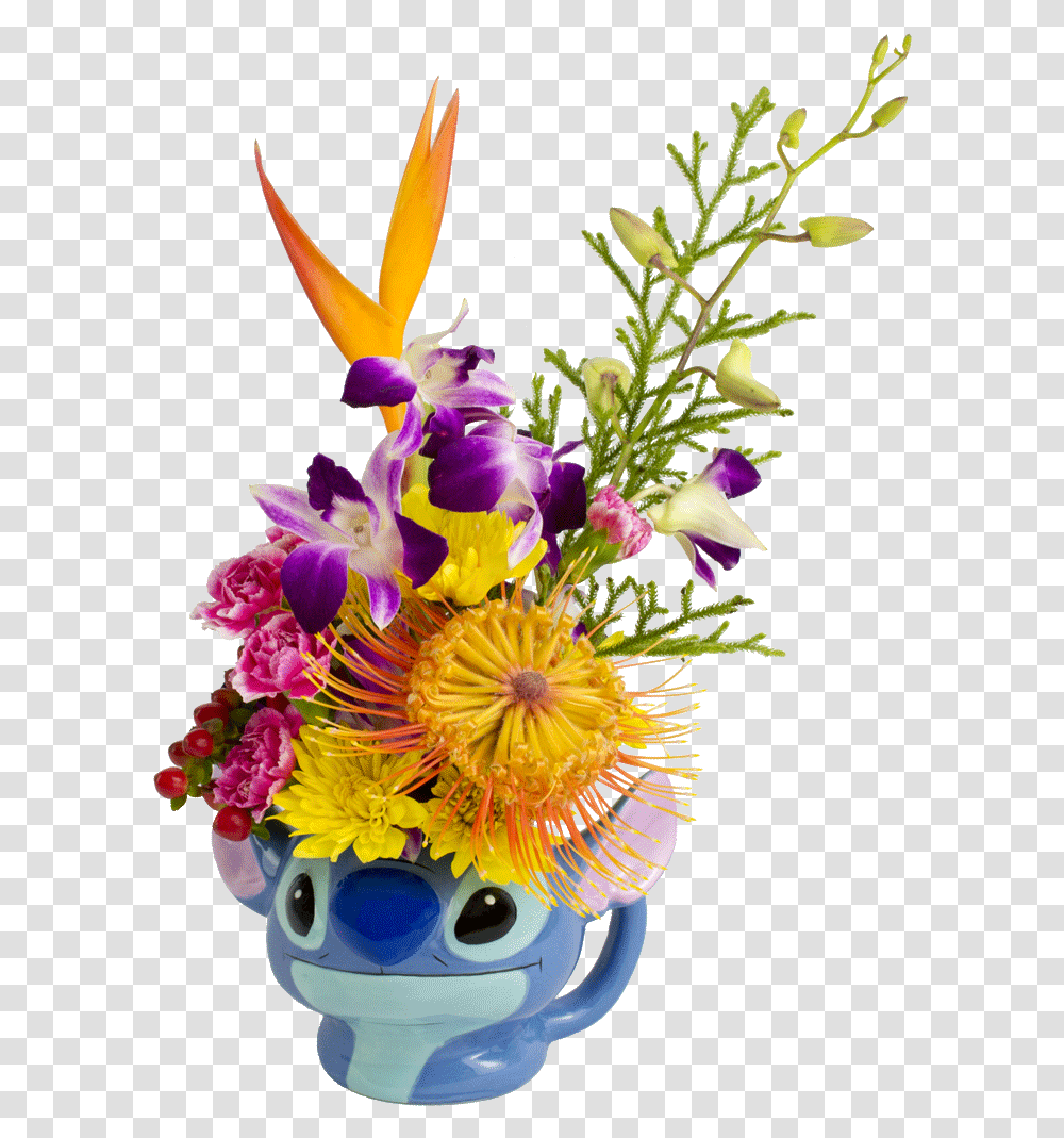 S Stitch Flower Mug Designed By Award Winning Bouquet, Plant, Blossom, Flower Arrangement, Flower Bouquet Transparent Png