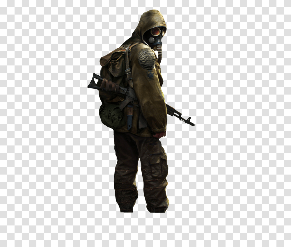 S T A L K E R Background Stalker Game, Person, Military Uniform, Army Transparent Png