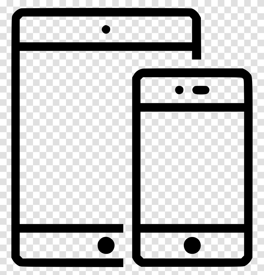 S Tablet Phone Ipad Iphone Mobile Icon Free Download, Number, Stencil Transparent Png