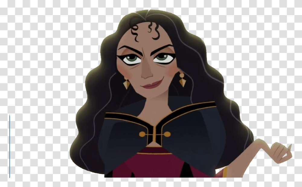 S Tangled Adventure Wiki Tangled The Series Gothel, Face, Person, Female, Portrait Transparent Png