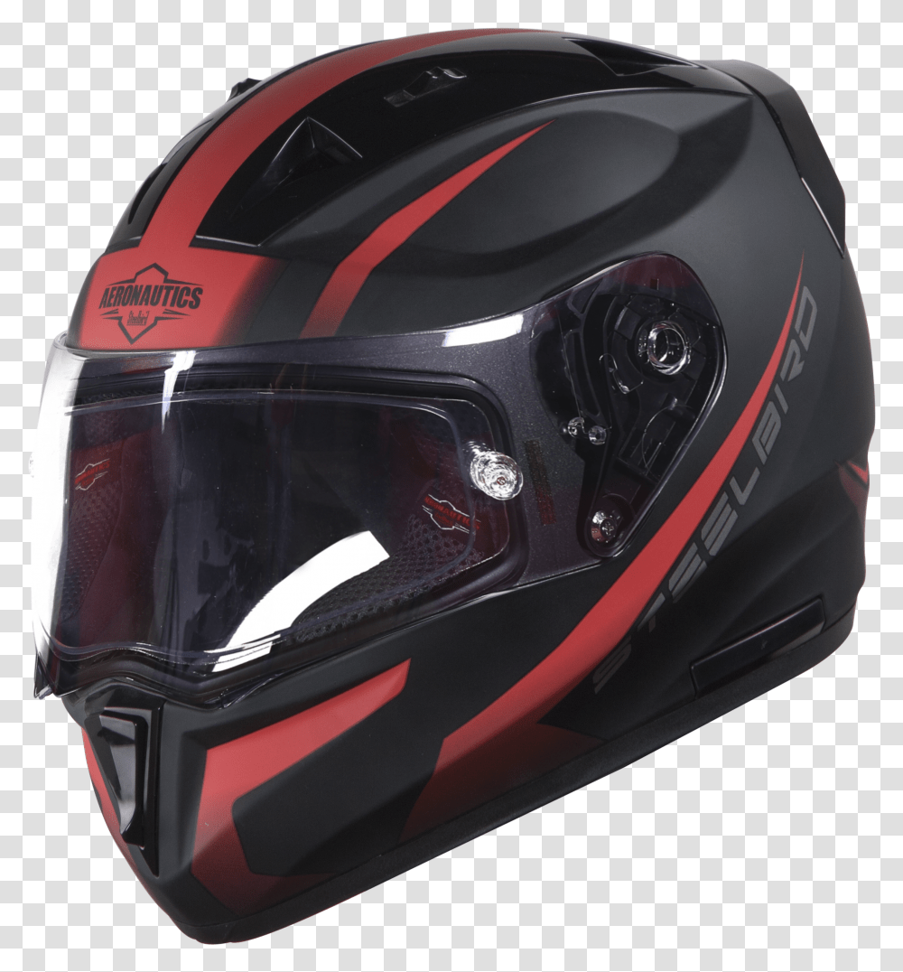 Sa 1 Whif Mat Blackred With Anti Fog Shield Clear Motorcycle Helmet Transparent Png