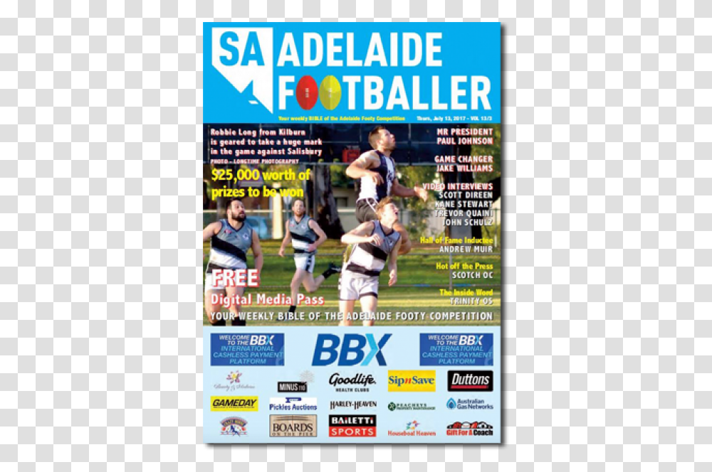 Sa Adelaide Footballer Week Flyer, Person, Human, Poster, Paper Transparent Png