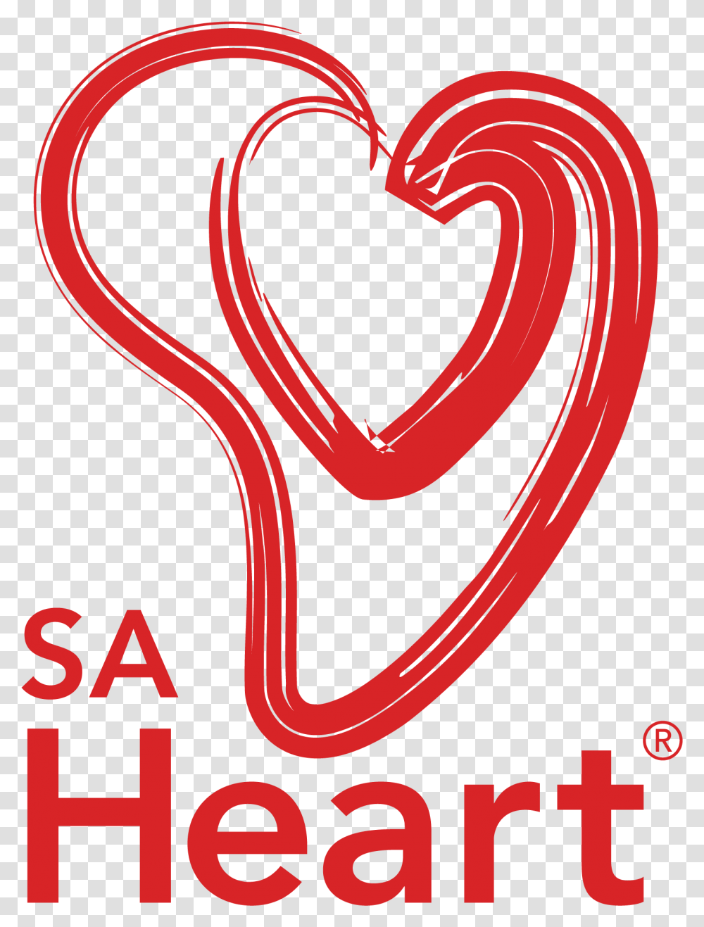 Sa Heart Logo Sa Heart Association Logo, Label, Text, Poster, Advertisement Transparent Png
