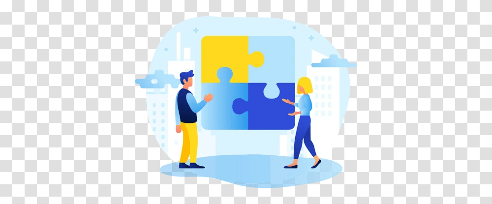 Saas Foresight Business Solution Design Website, Person, Human, Jigsaw Puzzle, Game Transparent Png