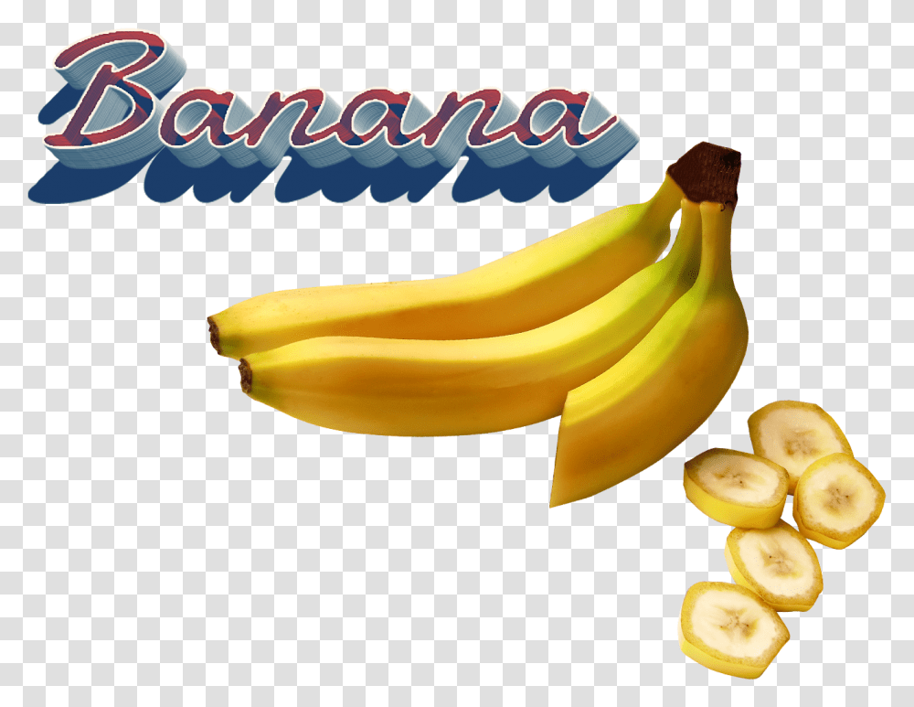 Saba Banana, Fruit, Plant, Food Transparent Png