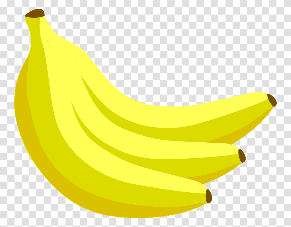 Saba Banana, Fruit, Plant, Food Transparent Png