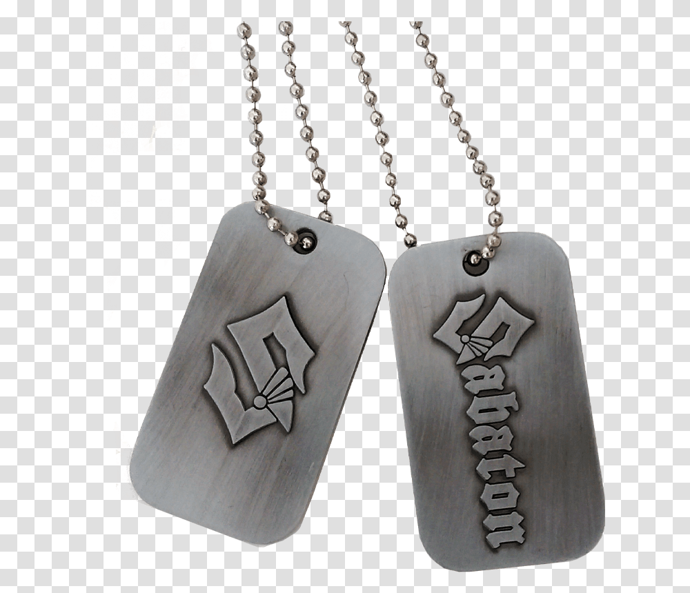 Sabaton Dog Tags, Pendant, Silver, Necklace, Jewelry Transparent Png