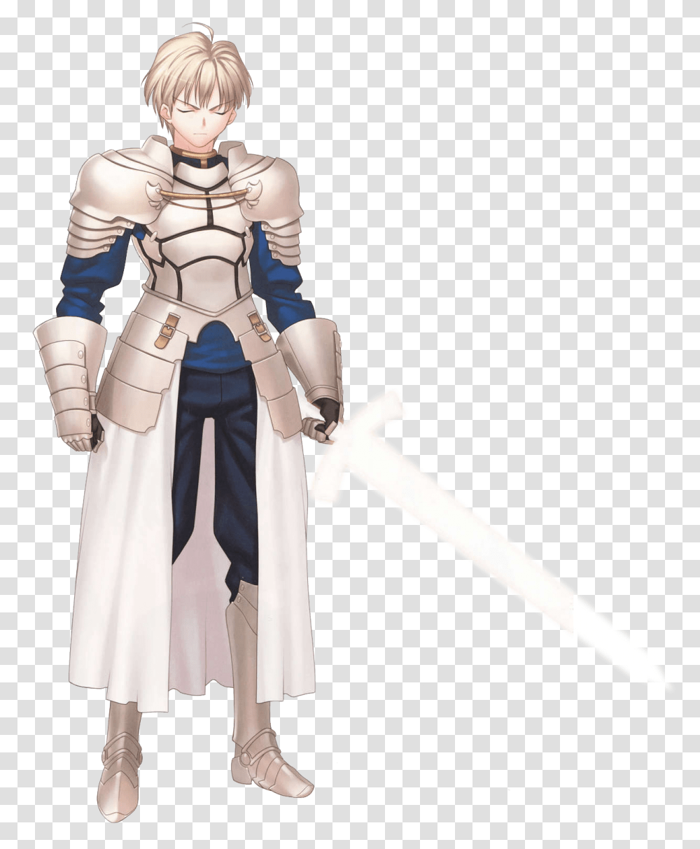 Saber Fate On Saber Fate Prototype The Type Moon Wiki, Person, Human, Knight, Samurai Transparent Png